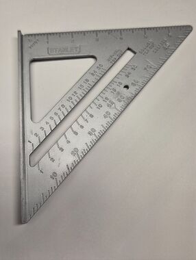 Stanley Premium Quick Square 7" Cast Aluminum Lightweight Layout Tool